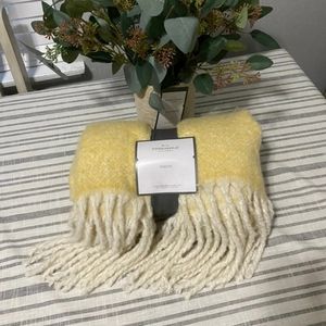 Yellow Threshold Throw blanket